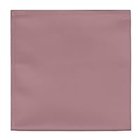 Jacob Alexander Men's Pocket Square Solid Color Handkerchief