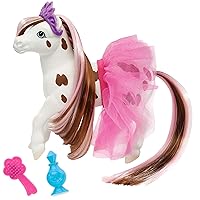 Breyer Horses Color Changing Bath Toy | Blossum The Ballerina Horse | Brown/White with Surprise Pink Color | 7