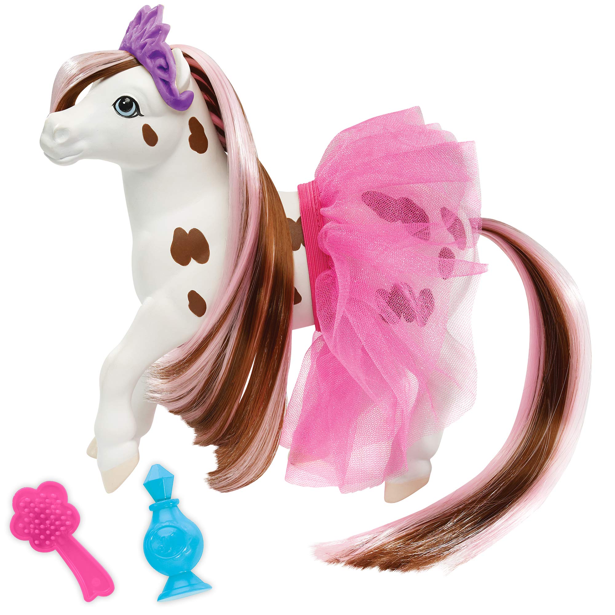Breyer Horses Color Changing Bath Toy | Blossum The Ballerina Horse | Brown/ White with Surprise Pink Color | 7