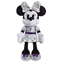 Just Play Disney100 Years of Wonder Minnie Mouse Large Plush Stuffed Animal, Officially Licensed Kids Toys for Ages 2 Up