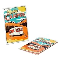 Hallmark Birthday Card with Removable Tin Sign (Happy Camper)