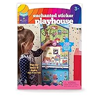 Craft-tastic — Enchanted Sticker Playhouse – Wall-Sized Sticker Fun – Repositionable Stickers — for Ages 3+