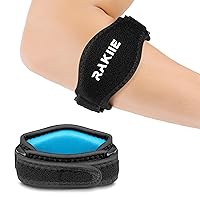 Tennis Elbow Brace for Tendonitis, Adjustable Golf and Tennis Elbow Strap for Men and Women, Blue 1 Pack