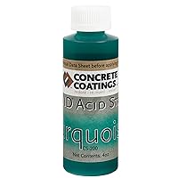 Vivid Acid Stain for Concrete Turquoise 4OZ
