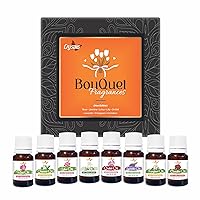 Crysalis Bouquet Gift Set of Essential Oils with Floral, Earthy Aroma | Candle Making |Diffusers |Bath Bombs | 10ml Pack of 6