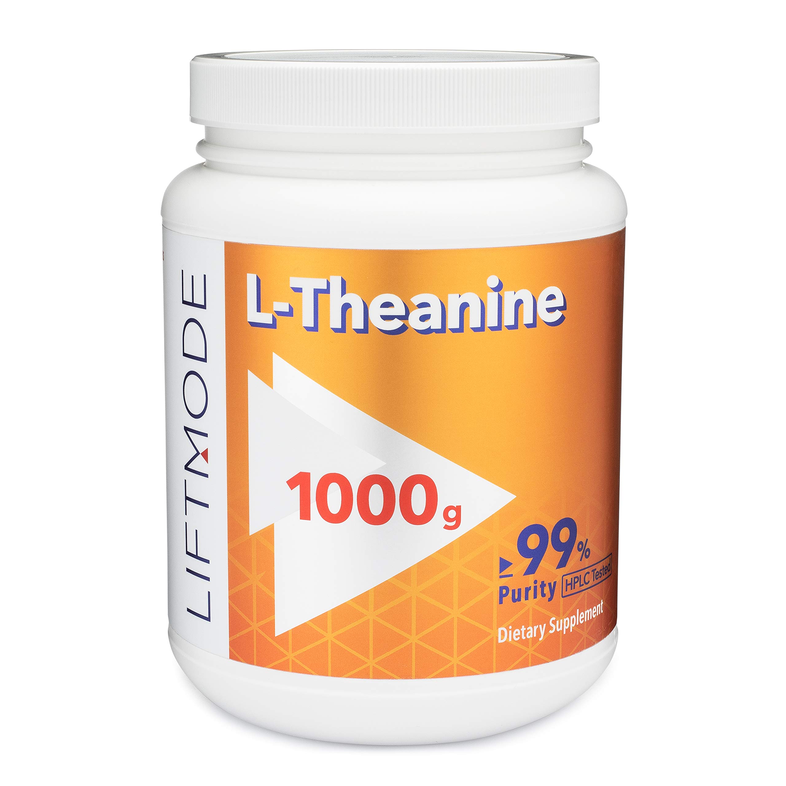 LiftMode L-Theanine Powder Supplement - for Focus, Stress Relief, Weight Loss, Pre Workout - Vegetarian, Vegan, Non-GMO, Gluten Free - 1000 Grams (...