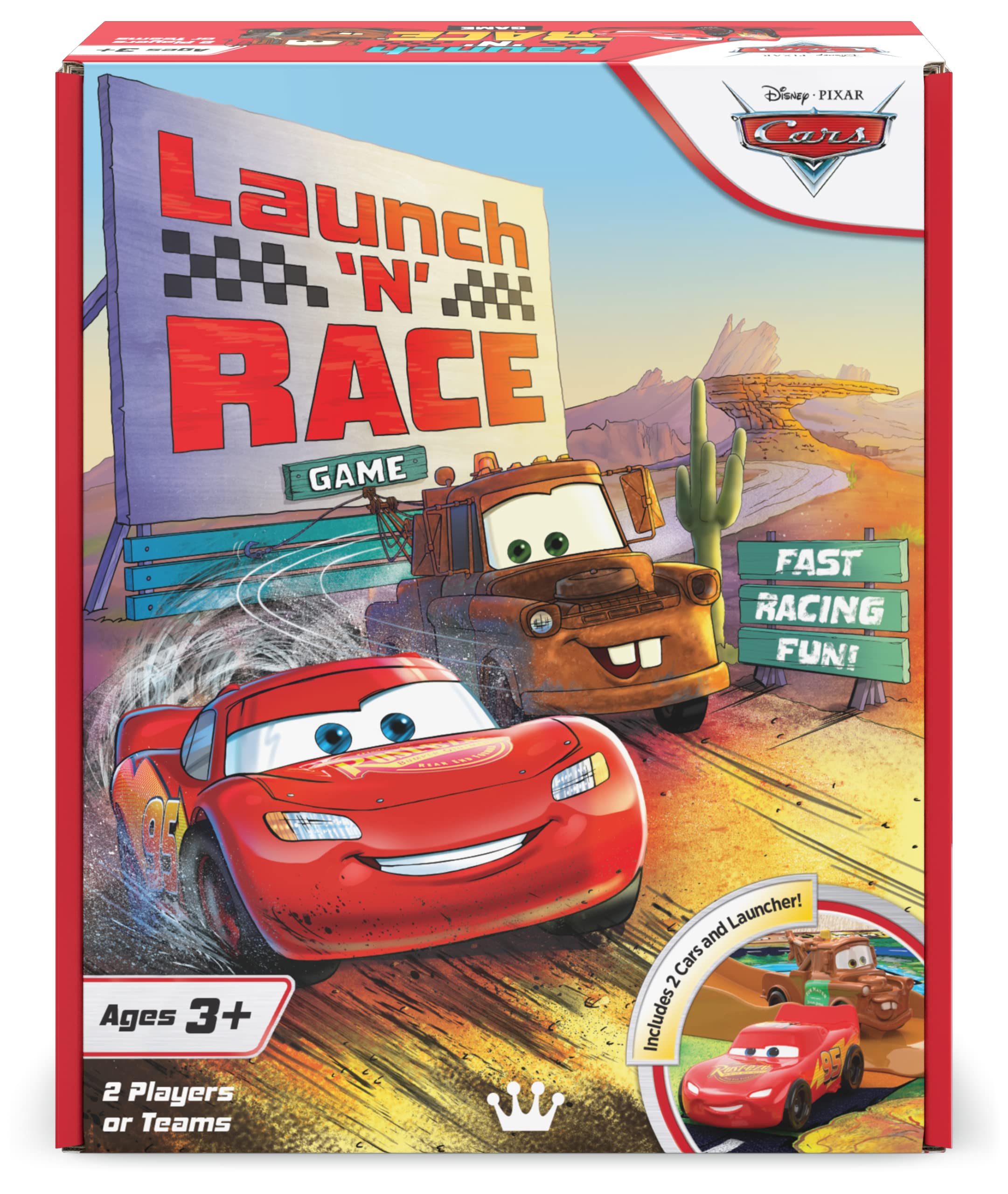 Funko Disney/Pixar Cars Launch ‘N’ Race Game for 2 or More Players Ages 3 and Up