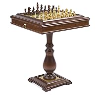 Monte Carlo Deluxe Chessmen & Venezia Chess Table from Italy