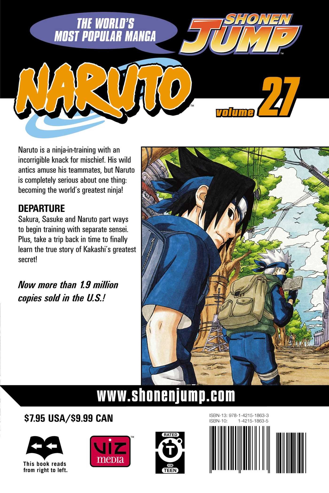 Naruto, Vol. 27: Departure