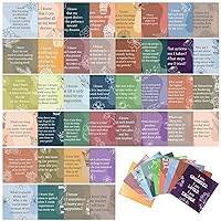 Panelee 240 Pieces Positive Affirmations Cards Daily Affirmation Cards Motivational Cards Inspirational Cards Girl Gifts Affirmations Cards for Women and Men (Square)