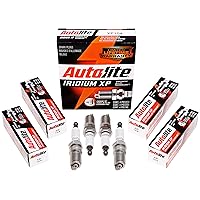 Autolite Iridium XP Automotive Replacement Spark Plugs, XP104 (4 Pack)