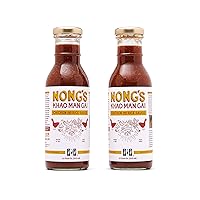 Nong's Khao Man Gai Sauce - Original - Ginger Garlic Chili Sauce, Chicken and Rice, Portland Oregon - 12 oz (Pack of 2)