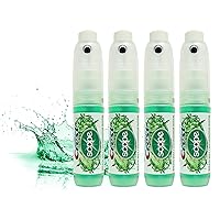 Scope | One 4-Pack of Mint Breath Mist Sprays (4 Total Sprays) - 0.24 ounce (7mL) - Made in an FDA Audited USA Facility