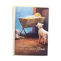DaySpring - Christmas, It’s All About Jesus - Christmas Joy to You - 18 Inspirational Christmas Boxed Cards with Envelopes, NIV (J3376), Multi