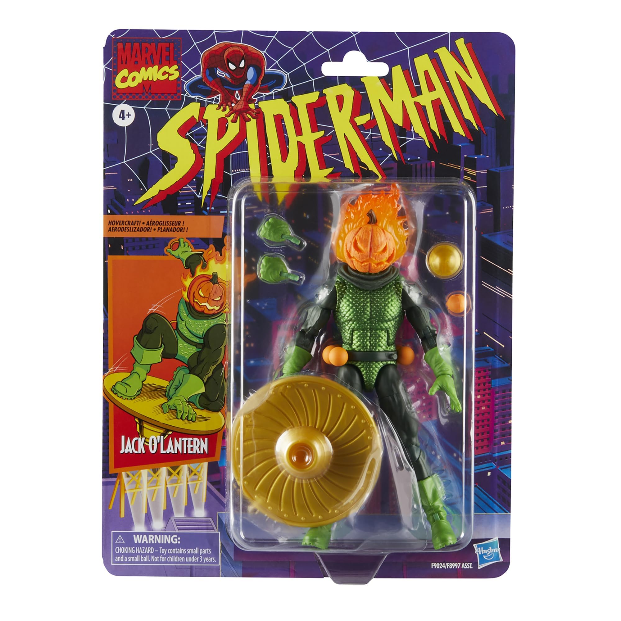 Marvel Legends Series Jack O'Lantern, Spider-Man Comics Collectible 6-Inch Action Figure