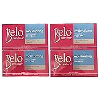 Belo Essentials Moisturizing Whitening Body Bar, 135g x 4 Bars