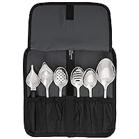 Mercer Culinary 7-Piece Plating Spoons II Set, Silver