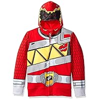 Power Rangers Little Red Ranger Costume Hoodie-Boys Sizes 4-7-Saban