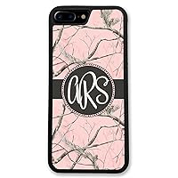 iPhone 7, Phone Case Compatible with iPhone 7 [4.7 inch] Pink Camo Monogram Monogrammed Personalized [Protective Case] IP7