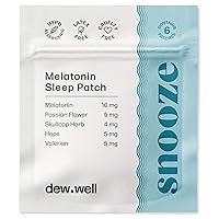 Snooze Melatonin Sleep Patch - Supports Natural Sleep - Melatonin - Wearable Sleep Patch - Easily Take On and Off (6)