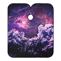 ALAZA Dreamscape Galaxy Waterproof Barber Cape for Men Women Beard Shaving Bib Apron Professional Hair Cutting Cloth, 65 x 55 inch