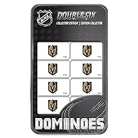 MasterPieces NHL Vegas Golden Knights Collector Edition Double Six Dominoes
