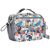 Maelstrom Lunch Box Kids,Expandable Kids Lunch Box,Insulated Lunch Bag for Kids,Lightweight Reusable Lunch Tote Bag for Boy/Girl,Suit for School/Picnic,9L,Giraffe