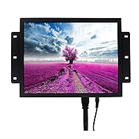 VSDISPLAY Portable Industrial Monitor with Dual Speakers,12.1 inch 800x600 4:3 700nits TFT LCD Touch Screen Monitor VS121ZJ01,Metal Shell,HD-MI DVI VGA Ports