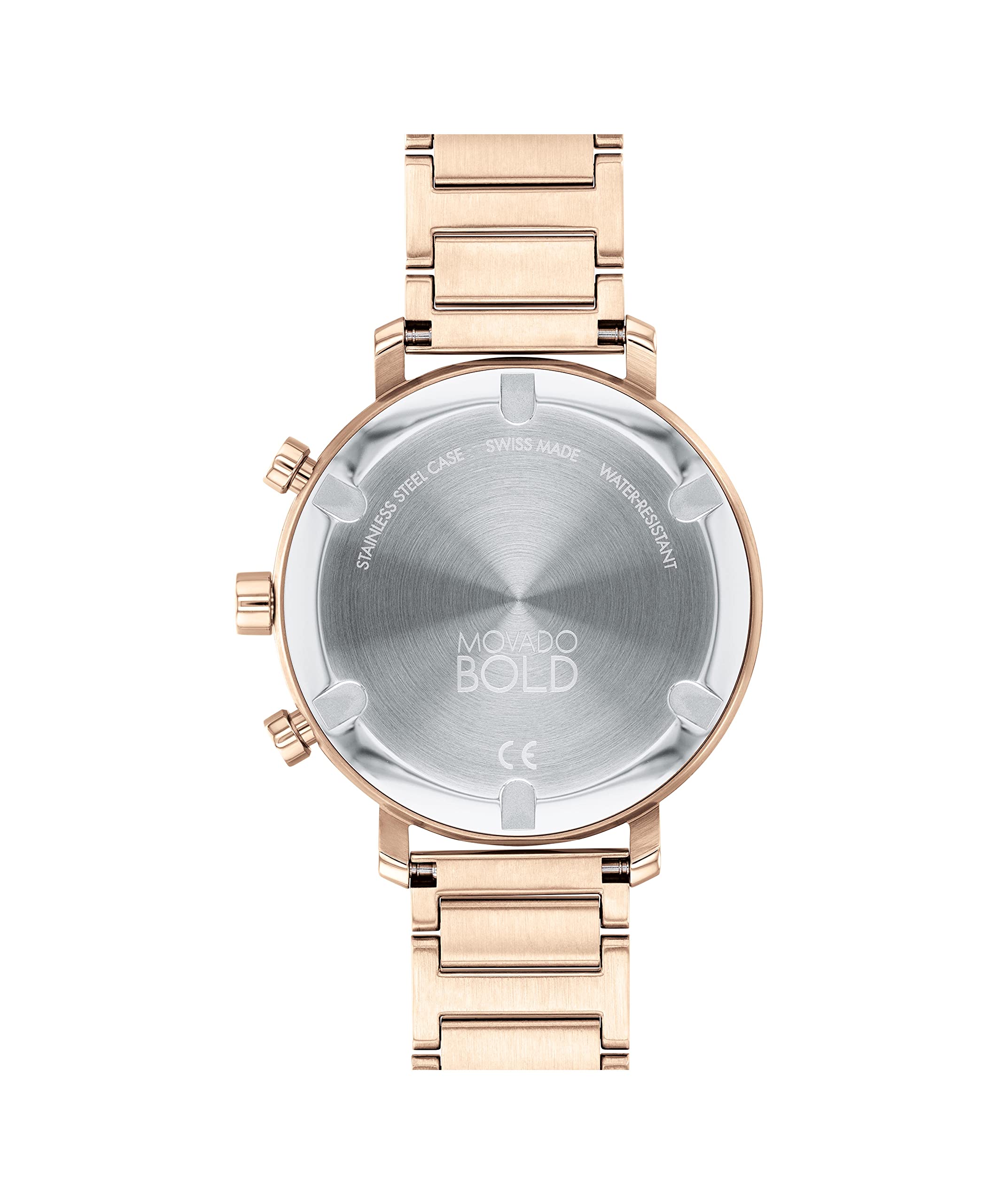 Movado Bold Evolution Women's Swiss Qtz Stainless Steel and Bracelet Casual Watch, Color: Rose Gold (Model: 3600789)