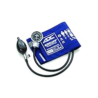 ADC Diagnostix 700 Premium Professional Pocket Aneroid Sphygmomanometer with Adcuff Nylon Blood Pressure Cuff, Adult, Royal Blue