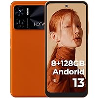 HOTWAV Note 12 Cell Phone Unlocked Android 13, 48+16MP Camera 8+128GB/1TB Expandable Mobile Phones, 6180mAh Battery 6.8