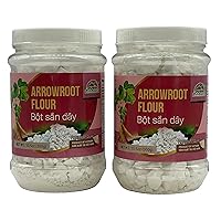 Habanerofire Arrowroot Bundle, Twin Dolphin Bot San Day Arrow Root Flour Chunks, 10.5 Ounce Reclosable Jars [Pack of 2] with Habanerofire Jar Opener
