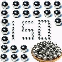 150 X 68 Caliber Self Defense Balls, 68 Cal Aluminum Ammo for Byrna SD/LE and T4E HDS/HDR 68 Reusable Solid Paintball Projectiles 7.3 Grams with Max Power for Training and Target Practice