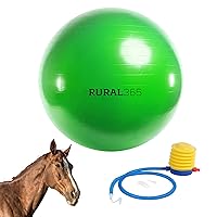 | Large Horse Ball Toy in Green, 40” Inch Ball Anti-Burst Giant Horse Ball – Horse Soccer Ball, Pump Included