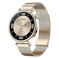 HUAWEI WATCH GT 4 Smart Watch for Women - Fitness Tracker Compatible with iOS & Android - 24H Health Monitoring including specific Women Health Management - Long Battery Life - 41MM Milanese Gold