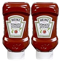 Heinz Squeeze Bottles Ketchup, 20 Oz Squeeze Bottle, Pack of Two. Total 40 Ounces