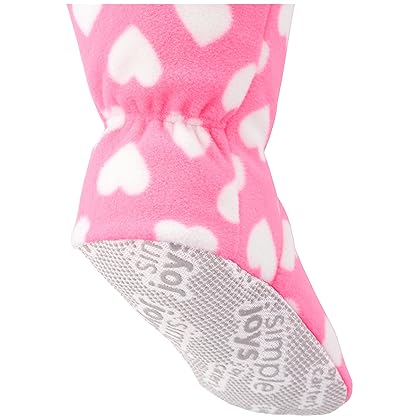 Simple Joys by Carter's Toddlers and Baby Girls' Loose-Fit Flame Resistant Fleece Footed Pajamas, Pack of 3