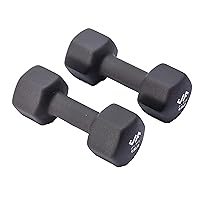 Dumbbell Hand Weight Pairs and Sets – Neoprene and Vinyl Dumbbell Pairs Options or 7 Neoprene Dumbbell Rack Set Options – Premium Non-Slip, Color Coded Hex Shaped Hand Weights