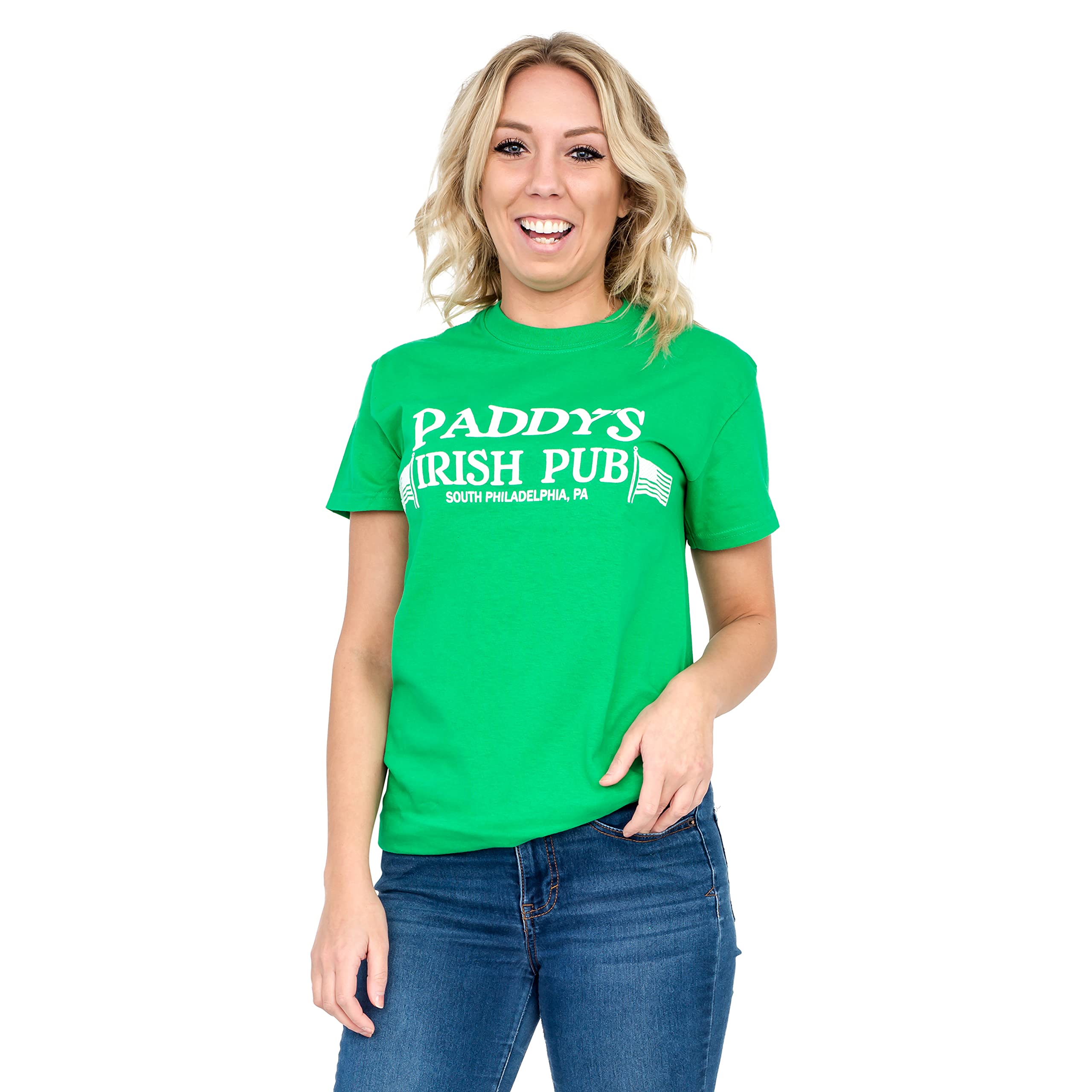 It's Always Sunny in Philadelphia Paddy's Irish Pub Adult TV T-Shirt Officially Licensed by Ripple Junction