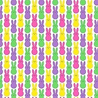 Marshmellow Peeps Pattern Vinyl Bundle Permanent Adhesive Vinyl 12x12 Sheets Works Outdoor Indoor w All Craft Cutters (7, 44A4)