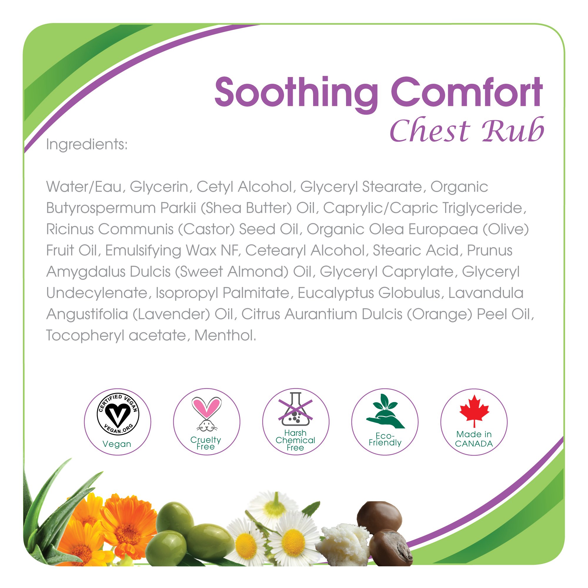 Aleva Naturals Soothing Comfort Chest Rub | Gentle and Easy to Use | Healthy Baby Care | Refreshing Scents of Eucalyptus and Lavender Oils | for Babies with Stuffy, Runny Noses - 1.7 Fl Oz