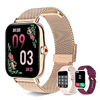 Iaret Smart Watch for Women(Call Receive/Dial), Fitness Tracker Waterproof Smartwatch for Android iOS Phones 1.7