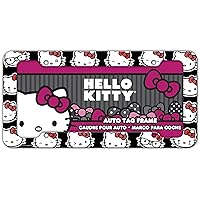 Graphics 42558 Hello Kitty Emoji Heads Plastic Frame, 12.5x6.25x0.2, Black/White/Red