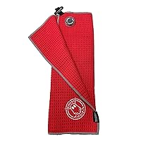 GHOST GOLF Magnetic Golf Towel, Red