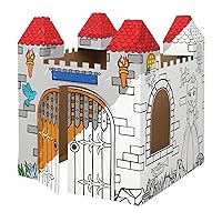 Bankers Box at Play Castle Playhouse, Cardboard Playhouse and Craft Activity for Kids