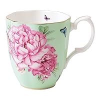 Miranda Kerr For Royal Albert Friendship Vintage Mug, Sage Green, 13.5 oz