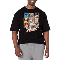 Marvel Big & Tall Classic Xmen Core Box Up Men's Tops Short Sleeve Tee Shirt