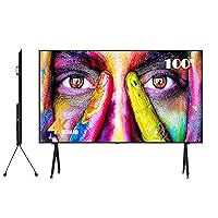 New 100 Inch LED Screen 4K UHD Smart TV Television; TS100TD, Broadcasting Stations, Amazing Contrast That Works Beautifully in Indoor Environments