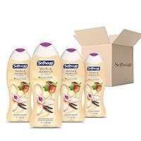 Softsoap Moisturizing Body Wash, Vanilla and Jojoba Oil - 20 Fluid Ounce (4 Pack)