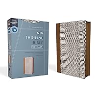 NIV, Thinline Bible, Compact, Leathersoft, Brown/White, Zippered, Red Letter, Comfort Print NIV, Thinline Bible, Compact, Leathersoft, Brown/White, Zippered, Red Letter, Comfort Print Imitation Leather